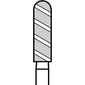 Brusný kotouč TURBO diamant | zelený válec, oblý (L=8 mm) | do turbínky | hrubá zrnitost | 806 314 T141 534 025