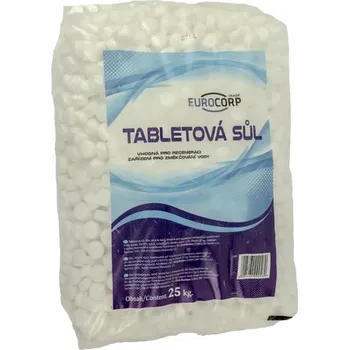 Příslušenství k čerpadlu EUROCORP Sůl průmyslová tabletová A0125 ( balení 25 kg)