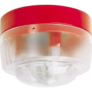 Pohybové čidlo ESSER CWST-RR-S5 W maják červeno-červený, LED EN54-23