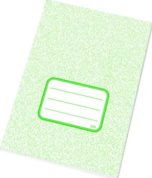 Sešit Papírny Brno Retro A5/545 40 listů čtverečkovaný zelený