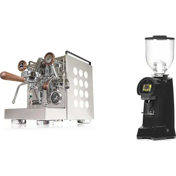 Kávovar Rocket Espresso Appartamento, white, walnut + Eureka Helios 75,…