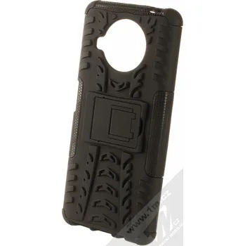 Pouzdro na mobilní telefon 1Mcz Tread Stand odolný ochranný kryt se stojánkem pro Xiaomi Mi 10T Lite 5G celočerná (all black)