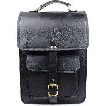 Městský batoh KOŽENÝ BATOH THEMIS EBONY