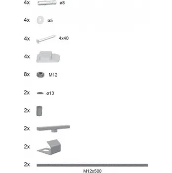 Panelkit k čelním panelům Ravak