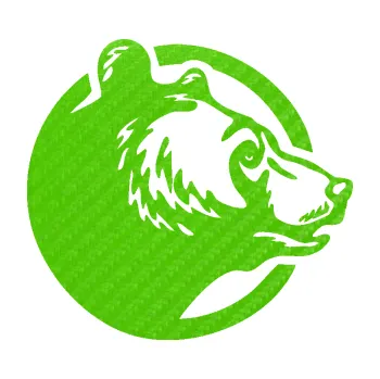 Samolepící dekorace SAMOLEPKA Medvěd 012 pravá hlava (58 - 3D karbon zelený kawasaki) NA AUTO, NÁLEPKA, FÓLIE, POLEP, TUNING, VLASTNÍ TEXT, TISK, AUTOSAMOLEPKY.cz, POLEPY, OBRÁZEK, LOGO, SAMOLEPKY