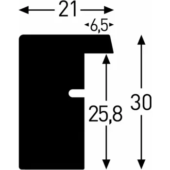 Zábradlí Nielsen Apollon stribrny 24x30 drevo 8988010