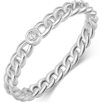 Prsten SOFIA stříbrný prsten se zirkonem CORZB101373-52