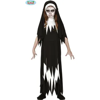 Karnevalový kostým Guirca Fiestas Španělsko Halloween jeptiška varianta: 7 až 9 let