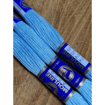Příze Příze vyšívací Mouline Niťárna 5522 bleděmodrá