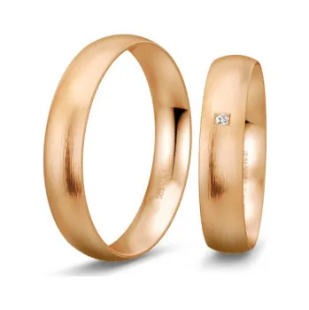 Prsten BREUNING zlaté snubní prsteny BR48/04408RG