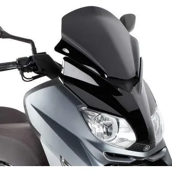 Auto-moto Kappa KD446B nízké sportovní přední plexi, černé lesklé 37 x 43 cm (výška x šířka) YAMAHA X MAX 125 250 (10-13)