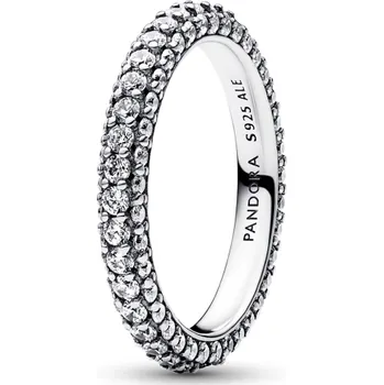 Prsten PANDORA Nadčasový pavé prsten 192627C01-48