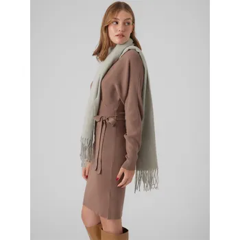 Šála Vero Moda dámská šála Silvia šedá