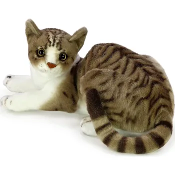 plyšák andos Plyšová kočka evropská ležící 38 cm