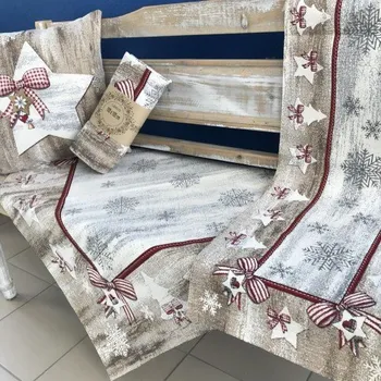 ubrus Gobelínový ubrus TC321S (stříbrná nit) - 40 x 30 cm