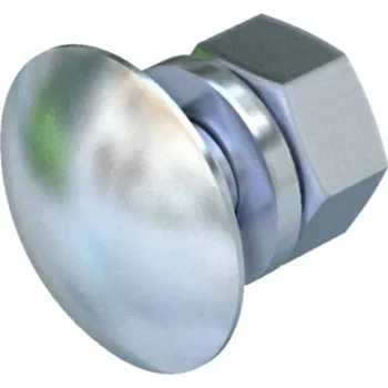 Šroub OBO Bettermann FRS 8X16 F 8.8 6406963 plochý kulatý šroub 8 mm 16 mm ocel pozinkováno žárem 50 ks