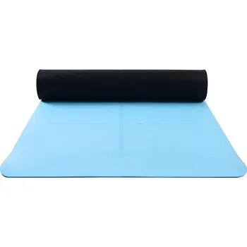 Podložka na jógu PU 183x68x0.4cm - protiskluzová Barva: Modrá