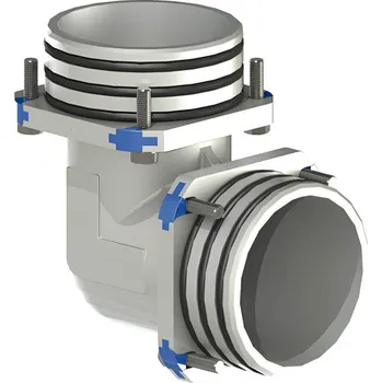 Vodovodní potrubí SICOMAT - Potrubní rozvody stlačeného vzduchu Koleno 90° 110 mm