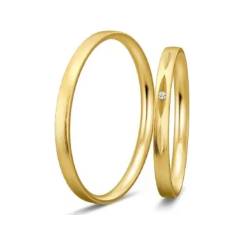 Prsten BREUNING zlaté snubní prsteny BR48/04332YG