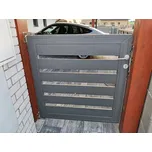 FL BRÁNY Vstupní branka, šířka 100 cm, výška 190 cm, lakovaný rám, výplň Train lakovaná