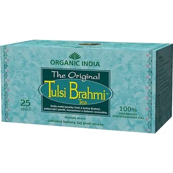 Přírodní produkt Tulsí Brahmí BIO (25 nálevových sáčků) | Organic India