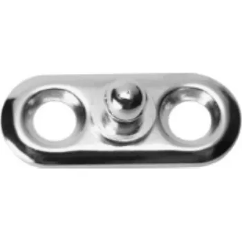 Plachta na motorové vozidlo Konig Tenax samec - díry na dvě zapuštěné hlavičky, chrom/mosaz