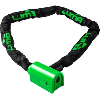 Motozámek LUMA Řetězový zámek ENDURO 5 100cm zelený