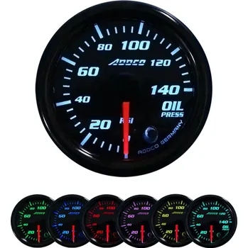 Budík Budík ADDCO, tlak oleje, 7 farieb