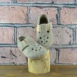 Pegres bačkůrky BF04 - Hnědé filcové perforované Velikost EU: 29, vnitřní délka: 185, vnitřní šířka: 74