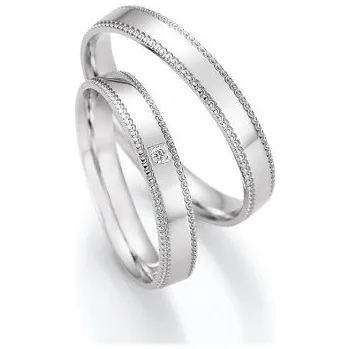 Prsten HONEYMOON zlaté snubní prsteny 66/61160-035WG