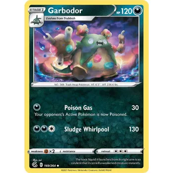 Sběratelská karetní hra Pokémon karta Garbodor 169/264 - Fusion Strike