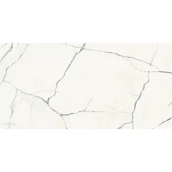 Dlažba The Room Statuario Vena Piccola - dlažba rektifikovaná 60x120 bílá lesklá STA VP6 12 LP
