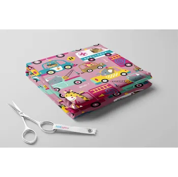 Kočárkovina, Zvířátka v autě Barva: Starorůžová