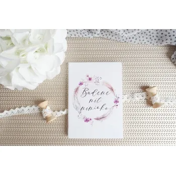 Těhotenské milníkové kartičky - Boho Fialkové (30 ks)