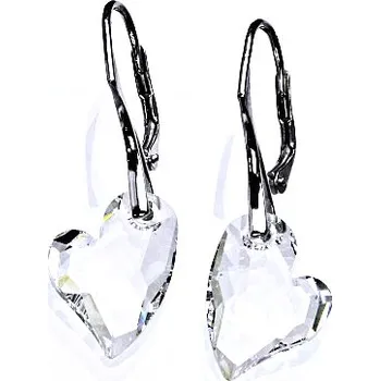 Náušnice Stříbrné náušnice Swarovski krystal čiré - NK1295 (Stříbrné náušnice se Swarovski krystalem)