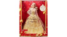 Mattel Barbie Vánoční panenka 2023 blondýnka