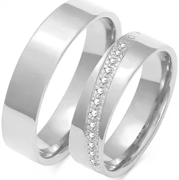 Prsten SOFIA zlatý dámský snubní prsten ZSA-145WWG-DIA