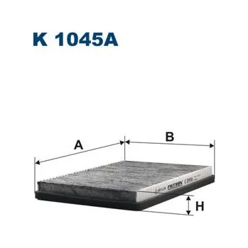 Vzduchový filtr Filtr, vzduch v interiéru FILTRON (K1045A)