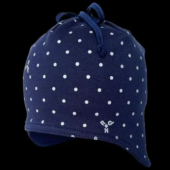 Kojenecká čepice RDX Dívčí nasazovací čepice Modrá s puntíky Vel. 2