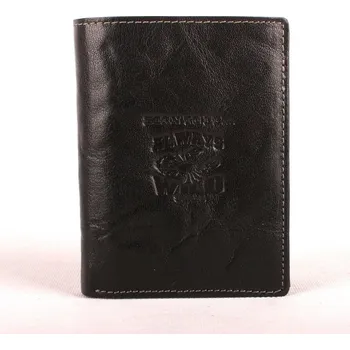 Peněženka Pánská kožená peněženka Always Wild N4-BC se štírem černá | KabelkyproVas.cz