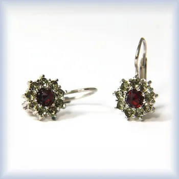 Náušnice žluté zlato