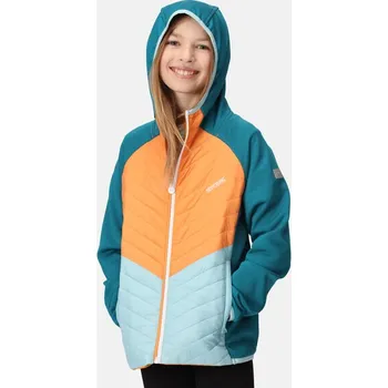 Dívčí oblečení Dětská hybridní bunda Regatta KIELDER VII oranžovo-šedá - Oranžová, 152-158