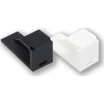 Patch panel MJ-006 - bílá - záslepka MINI-COM