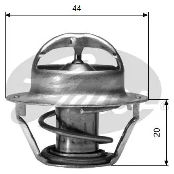 Motor automobilu Termostat, chladivo GATES TH03088G1