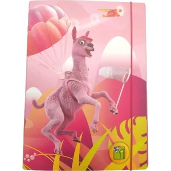 desky na sešit Desky na sešity A4 lama růžové