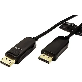 Video kabel ROLINE DisplayPort aktivní optický kabel v.1.4 (HBR3,8K@30Hz), DP(M)-DP(M), 20m - 14.01.3493