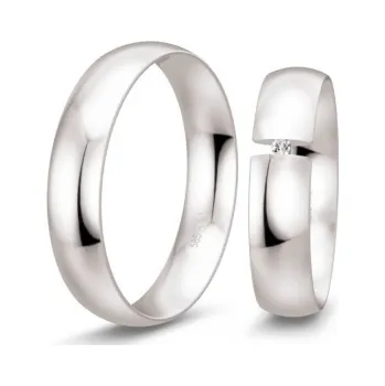 Prsten BREUNING zlaté snubní prsteny BR48/04409WG