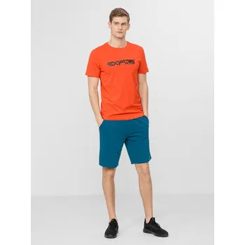 Pánské tričko Pánské tričko H4L22-TSM010-70S oranžové - 4F XL