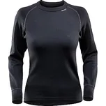 Triko DEVOLD Women Expedition Shirt - Dlouhý Rukáv Barva: Black, Velikost: L