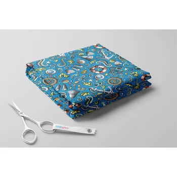 Fleece antipiling, Mořské dobrodružství Barva: Tyrkysová